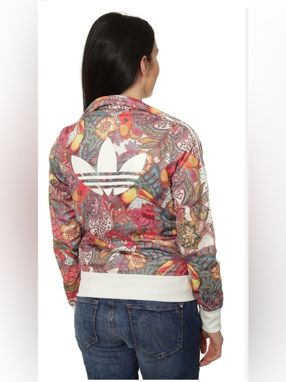 Adidas Originals X Farm Rio Fugiprabali Firebird Floral Track Jacket Size XS - Picture 3 of 8